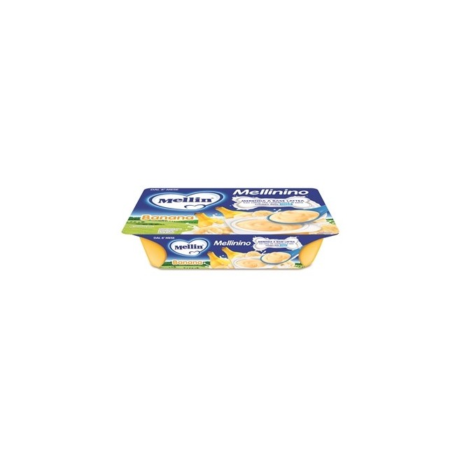 Mellin Mellinino merenda banana alimento infanzia 6 x 55 g Mellin Mellinino merenda banana alimento infanzia 6 x 55 g