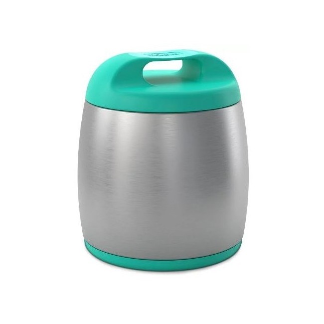 Chicco thermos porta pappa azzurro in acciaio inossidabile 350ml Chicco thermos porta pappa azzurro in acciaio inossidabile 350ml