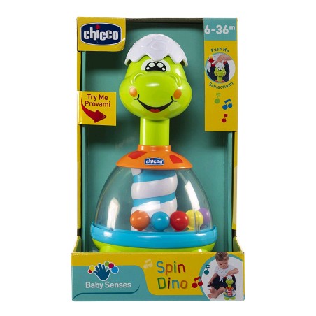 Chicco gioco trottola dino per bambini da 6 a 36 mesi Chicco gioco trottola dino per bambini da 6 a 36 mesi