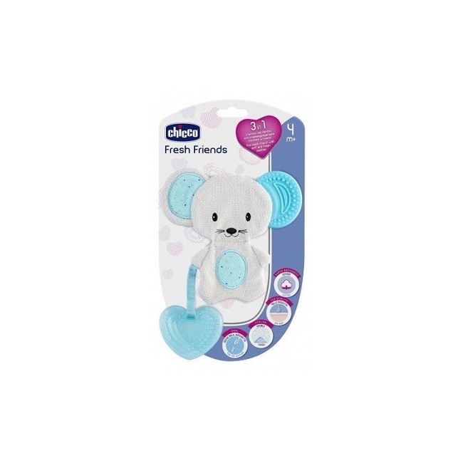 Chicco massaggiagengive friends azzurro refrigerante Chicco massaggiagengive friends azzurro refrigerante