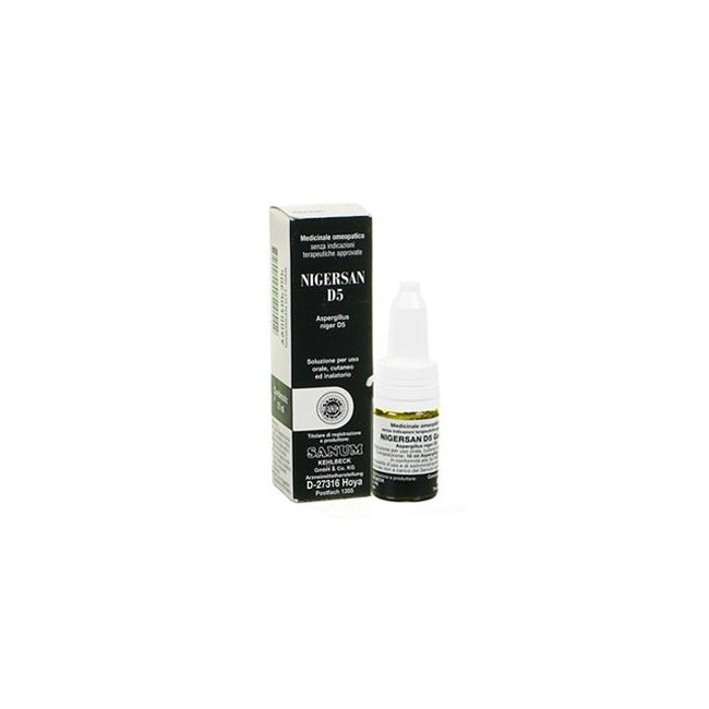 SANUM NIGERSAN D5 GOCCE 10 ML SANUM NIGERSAN D5 GOCCE 10 ML