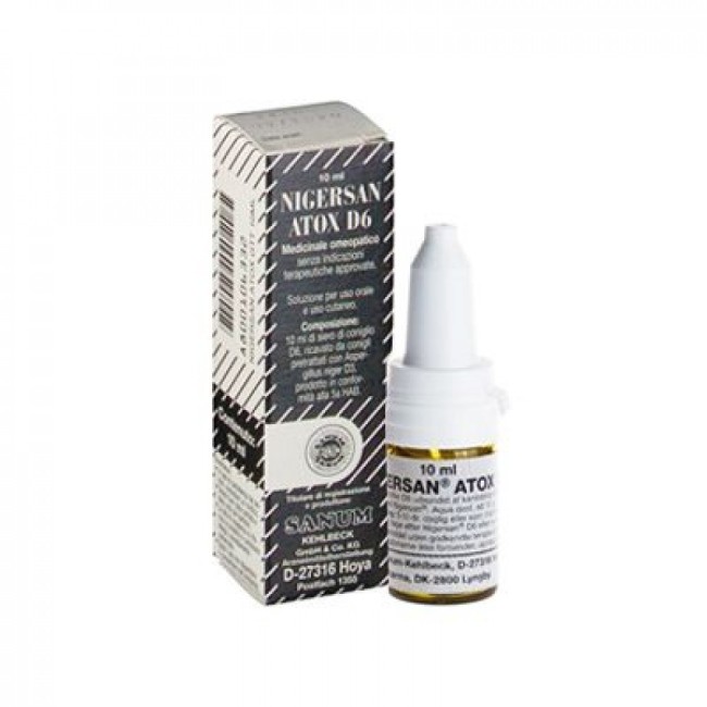 Sanum Nigersan atox d6 10 ml gocce medicinale omeopatico Sanum Nigersan atox d6 10 ml gocce medicinale omeopatico