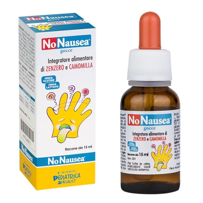 Pediatrica Nonausea gocce integratore per la nausea 15 ml Pediatrica Nonausea gocce integratore per la nausea 15 ml