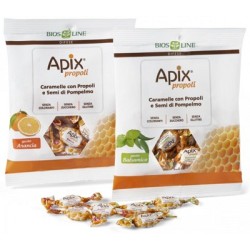 Bios Line Apix propoli caramella arancia per il mal di gola 50 g