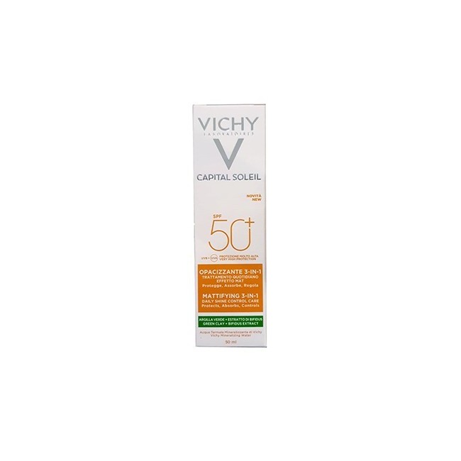 Vichy Capital soleil anti acne purificante protezione spf 50+ 50 ml Vichy Capital soleil anti acne purificante protezione spf 50+ 50 ml
