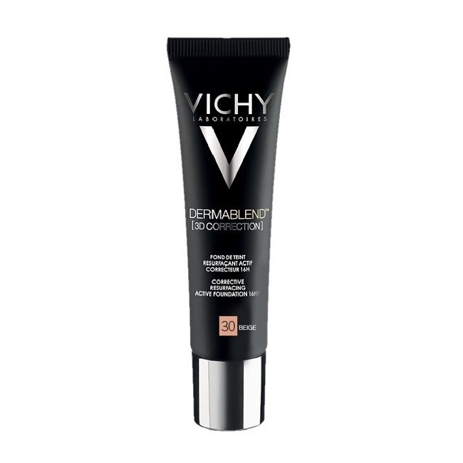 Vichy Dermablend 3d 30 per pelle grassa e rossori 30 ml