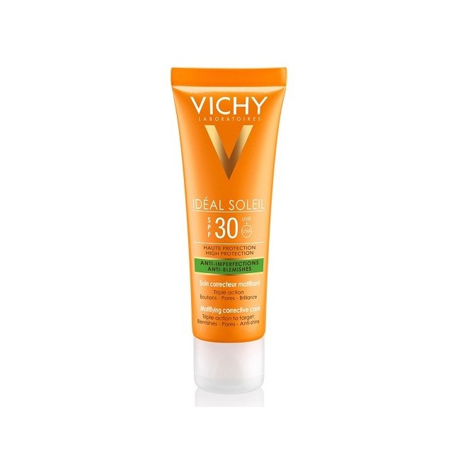 Vichy Ideal soleil viso anti-imperfezioni protezione spf30 50 ml Vichy Ideal soleil viso anti-imperfezioni protezione spf30 50 ml