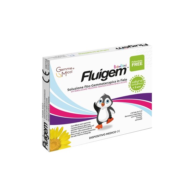 Fluigem bambini aerosol 8 fiale 5 ml gemme di micol