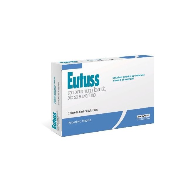 Aesculapius Soluzione isotonica eutuss 5 fiale per aerosolterapia 5 ml