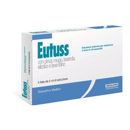 Aesculapius Soluzione isotonica eutuss 5 fiale per aerosolterapia 5 ml