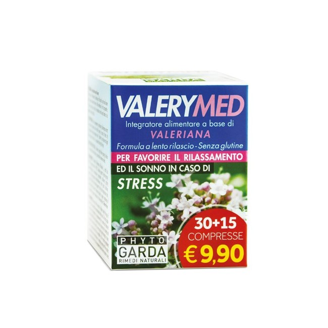 Phyto garda Valerymed rilascio prolungato 30 + 15 compresse Phyto garda Valerymed rilascio prolungato 30 + 15 compresse