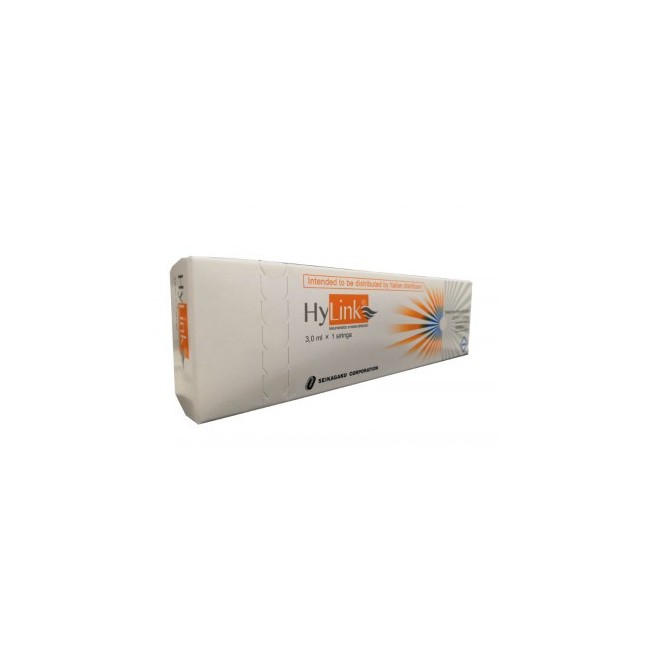 Hylink siringa preriempita con acido ialuronico cross-linkato 3 ml