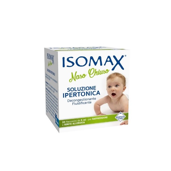 Isomax soluzione ipertonica naso chiuso 20 flaconcini