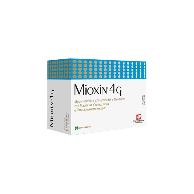 Pharmasuisse Mioxin 4g 30 buste integratore di Myo-inositolo Pharmasuisse Mioxin 4g 30 buste integratore di Myo-inositolo
