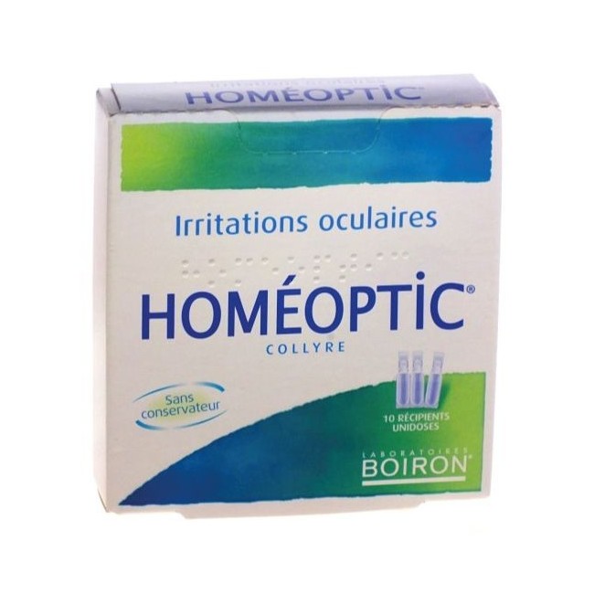 Homeoptic collirio monodose 10 fiale 0,4 ml medicinale omeopatico