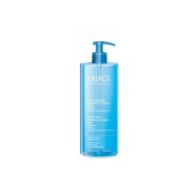 Uriage Gel surgras detergente per pelle sensibile 500 ml Uriage Gel surgras detergente per pelle sensibile 500 ml