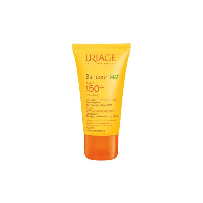 Uriage Bariesun protezione solare spf50+ mat fluido 50 ml Uriage Bariesun protezione solare spf50+ mat fluido 50 ml