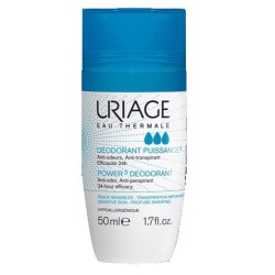 Uriage deo power3 deodorante pelle sensibile roll on 50 ml