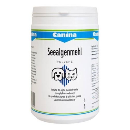 Canina pharma Seealgen polvere per la pigmentazione della cute 750g Canina pharma Seealgen polvere per la pigmentazione della cute 750g