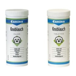 Canina pharma Knoblauch polvere mangime complementare 225 grammi