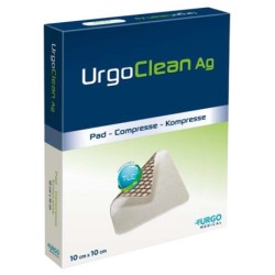 Urgoclean ag/silver Medicazione tnt  gelificante 10x10cm 5 pezzi