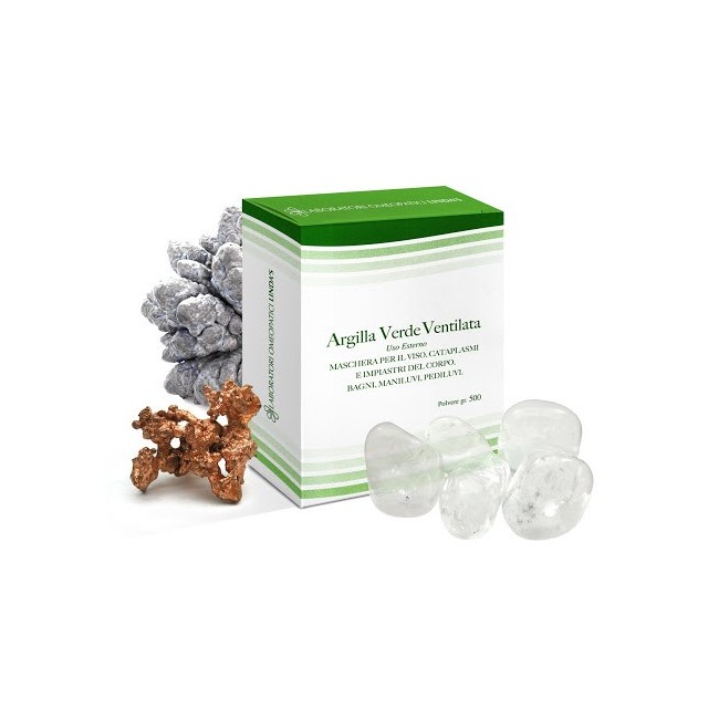 Linda's omeopatici Argilla verde ventilata 500g