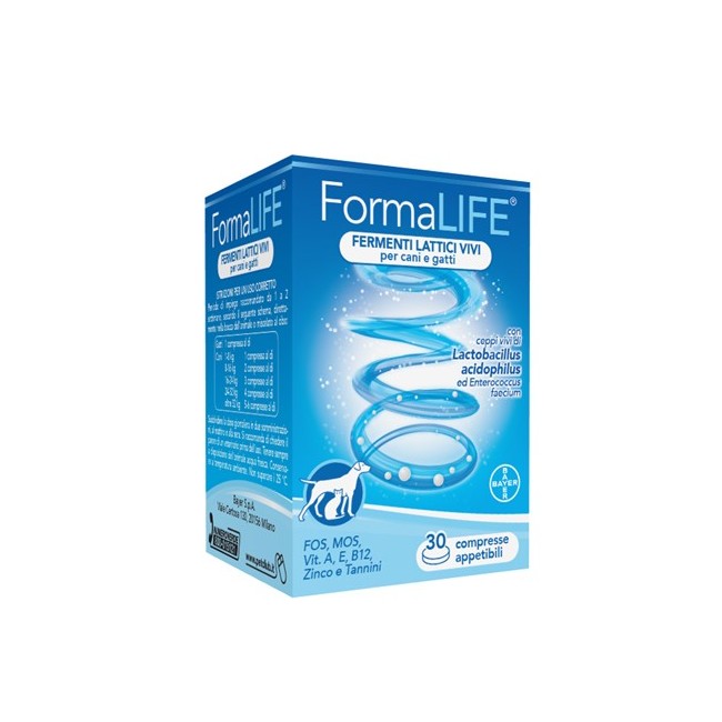 Formalife fermenti lattici 30 compresse appetibili 33 g Formalife fermenti lattici 30 compresse appetibili 33 g