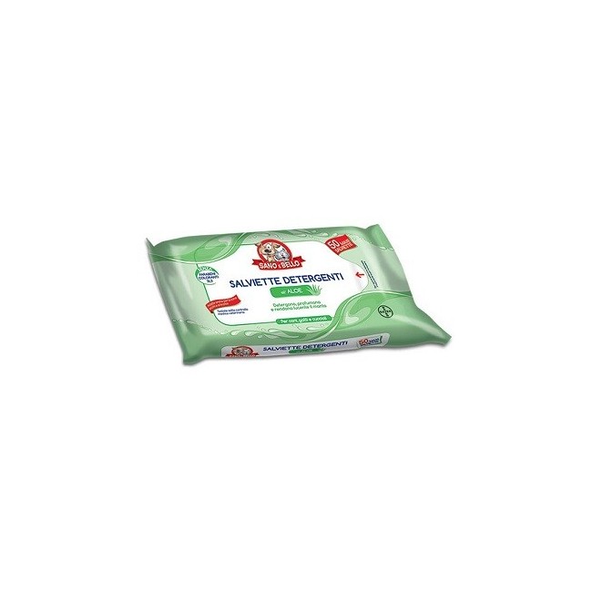 Bayer Sano e bello salviette detergenti all'aloe 50 pezzi Bayer Sano e bello salviette detergenti all'aloe 50 pezzi