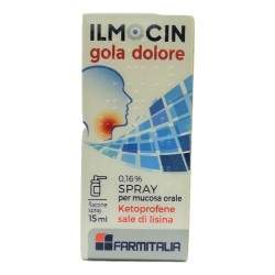 Farmitalia Ilmocin gola dolore spray con ketoprofene 15 ml
