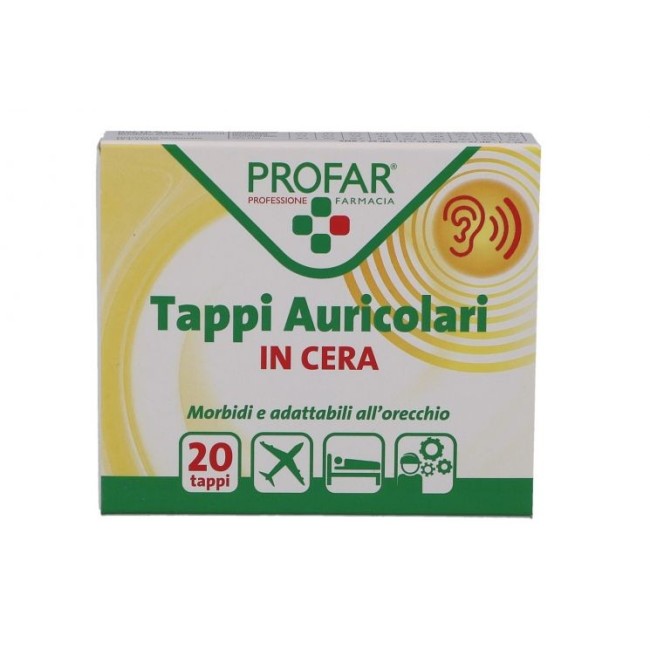 Profar Tappi Auricolari 20 Pezzi Profar Tappi Auricolari 20 Pezzi