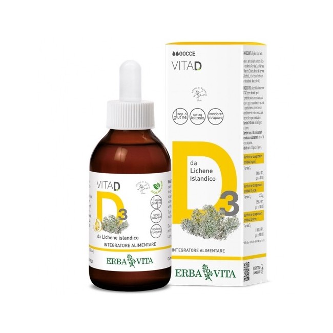 Erba vita Vita d gocce integratore di vitamine 50 ml Erba vita Vita d gocce integratore di vitamine 50 ml