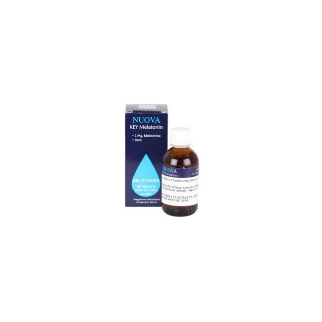 Key melatonin nuova gocce integratore per il riposo 50 ml Key melatonin nuova gocce integratore per il riposo 50 ml