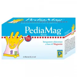 Pediatrica Pediamag 10 Flaconi Integratore Magnesio e vitamina c