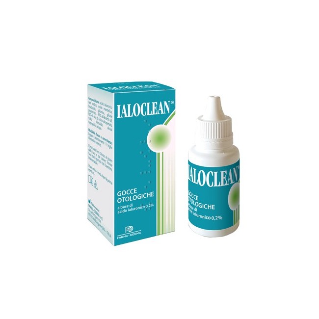 Farma derma Ialoclean gocce otologiche con acido ialuronico 30 ml Farma derma Ialoclean gocce otologiche con acido ialuronico 30 ml