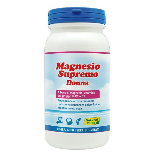 Magnesio supremo donna integratore con vitamina D3 150 g Magnesio supremo donna integratore con vitamina D3 150 g