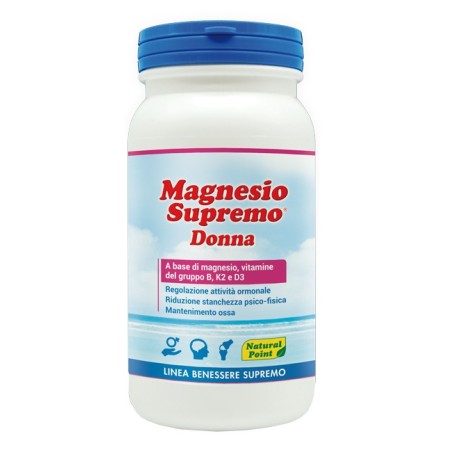 Magnesio supremo donna integratore con vitamina D3 150 g Magnesio supremo donna integratore con vitamina D3 150 g