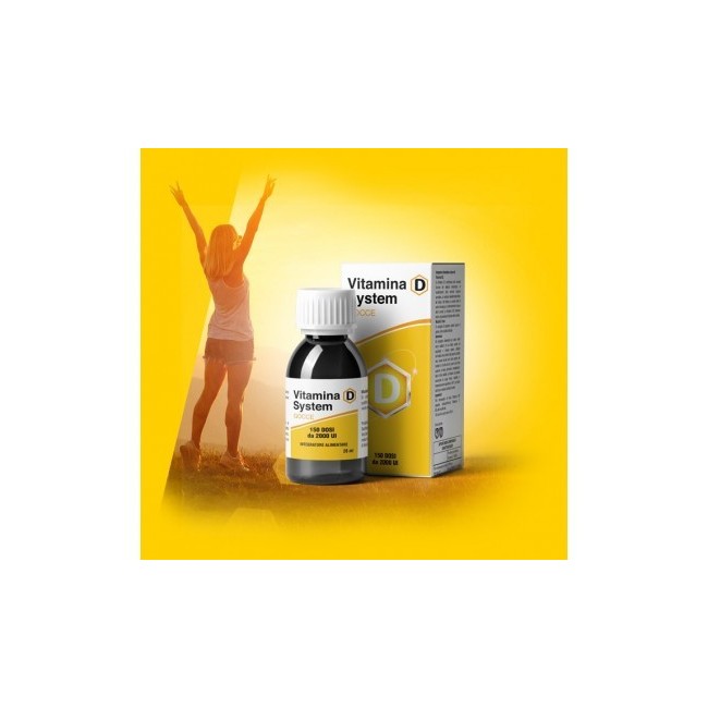 Sanifarma Vitamina d system gocce 150 dosi da 2000 ui 26 ml