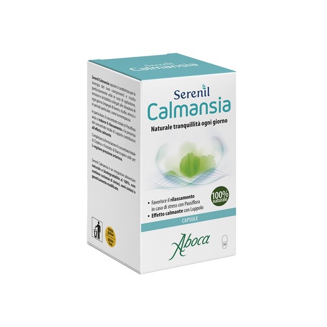 Aboca Serenil calmansia integratore ansiolitico 50 capsule Aboca Serenil calmansia integratore ansiolitico 50 capsule