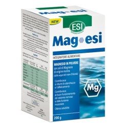 Mag esi polvere 200 g integratore alimentare di magnesio