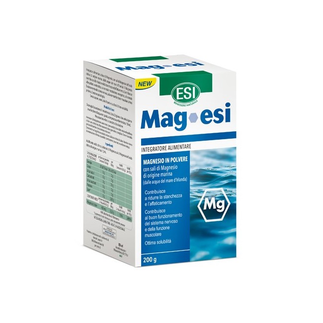 Mag esi polvere 200 g integratore alimentare di magnesio Mag esi polvere 200 g integratore alimentare di magnesio