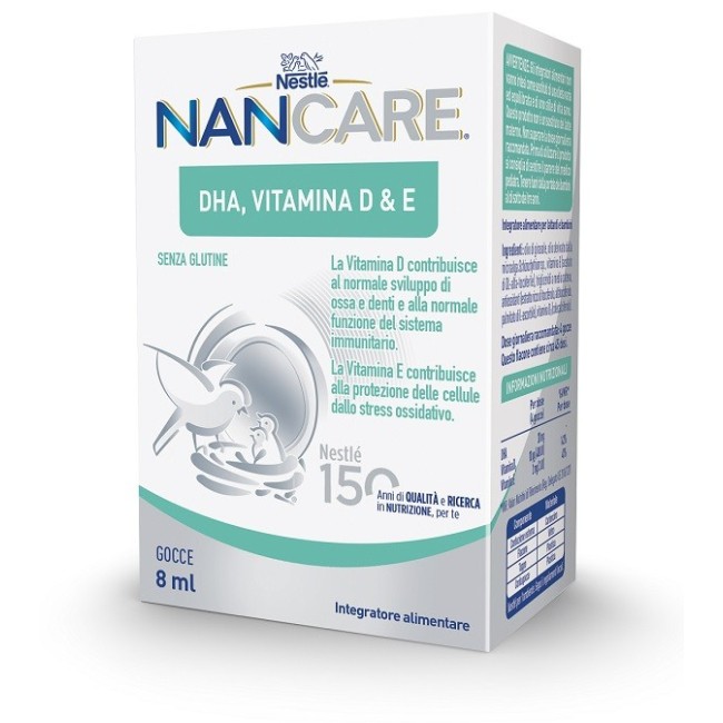 Nestlè Nancare dha vit d&e integratore per lattanti 8 ml