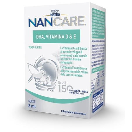 Nestlè Nancare dha vit d&e integratore per lattanti 8 ml