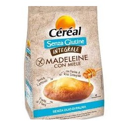 Cereal madeleine con miele senza glutine integrale 170 g