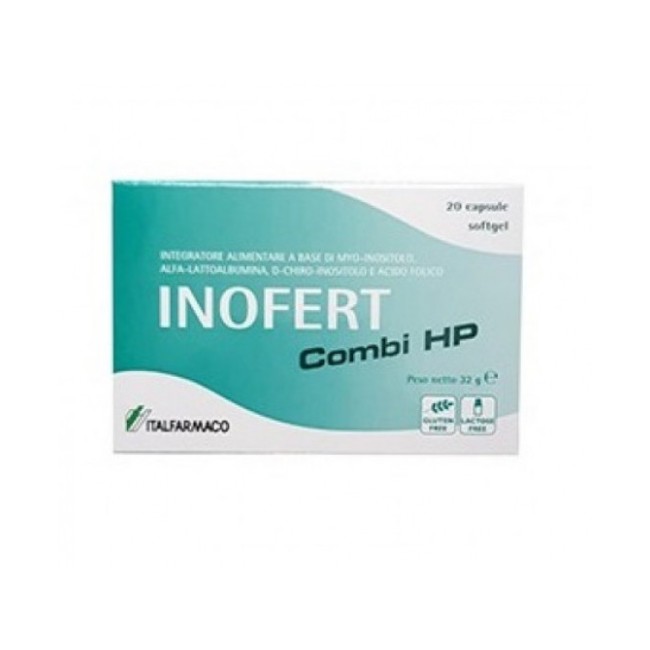Italfarmaco Inofert Combi hp Integratore 20 Capsule Softgel Italfarmaco Inofert Combi hp Integratore 20 Capsule Softgel