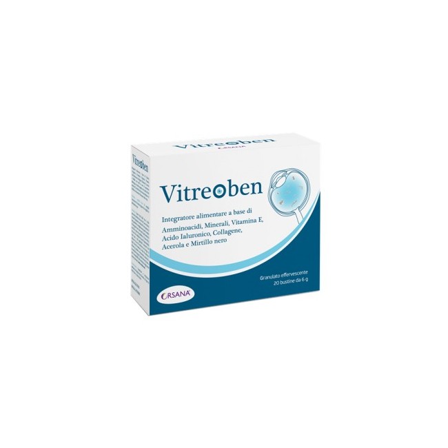 Orsana Italia Vitreoben integratore per il corpo vitreo 20 bustine Orsana Italia Vitreoben integratore per il corpo vitreo 20 bustine