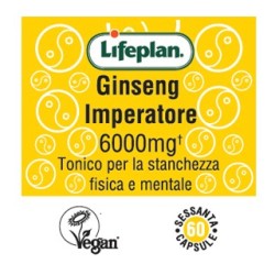 Lifeplan Ginseng imperatore Integratore 6000 mg 60 capsule