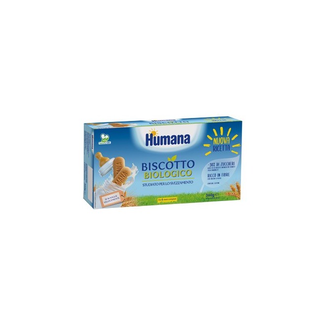 Humana biscotto baby bio per lo svezzamento 2 sacchetti da 180 g Humana biscotto baby bio per lo svezzamento 2 sacchetti da 180 g