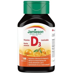 Jamieson vitamina d masticabile arancia 100 compresse