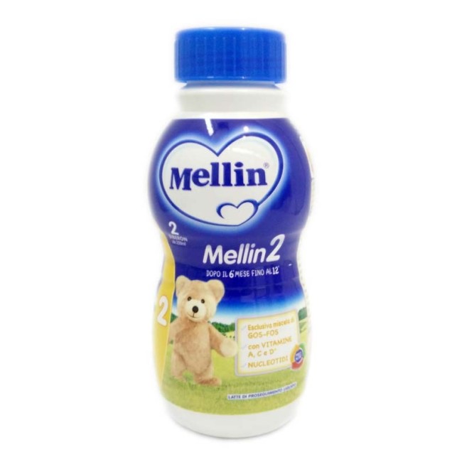 Mellin 2 latte liquido per bambini dal 6° al 12° mese 500 ml Mellin 2 latte liquido per bambini dal 6° al 12° mese 500 ml