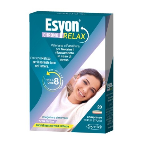Syrio Esyon chrono relax integratore per lo stress Syrio Esyon chrono relax integratore per lo stress
